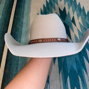 Justin 3x silver belly hat